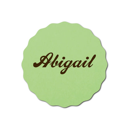 Individually Personalized Wedding Prints on Diecut Cardstock - Shape S108