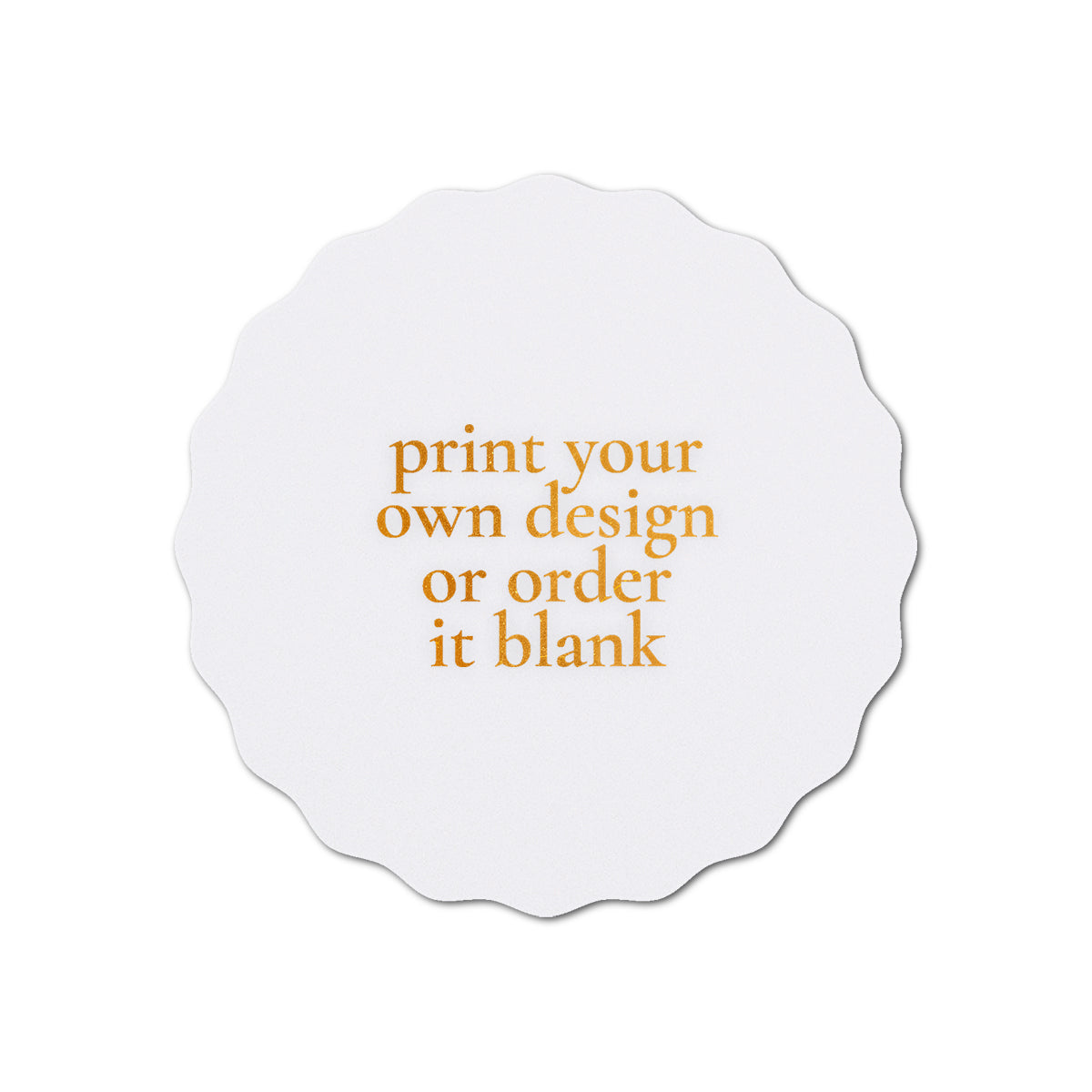 Custom Wedding Prints on Diecut Shaped Cardstock | Shape S108