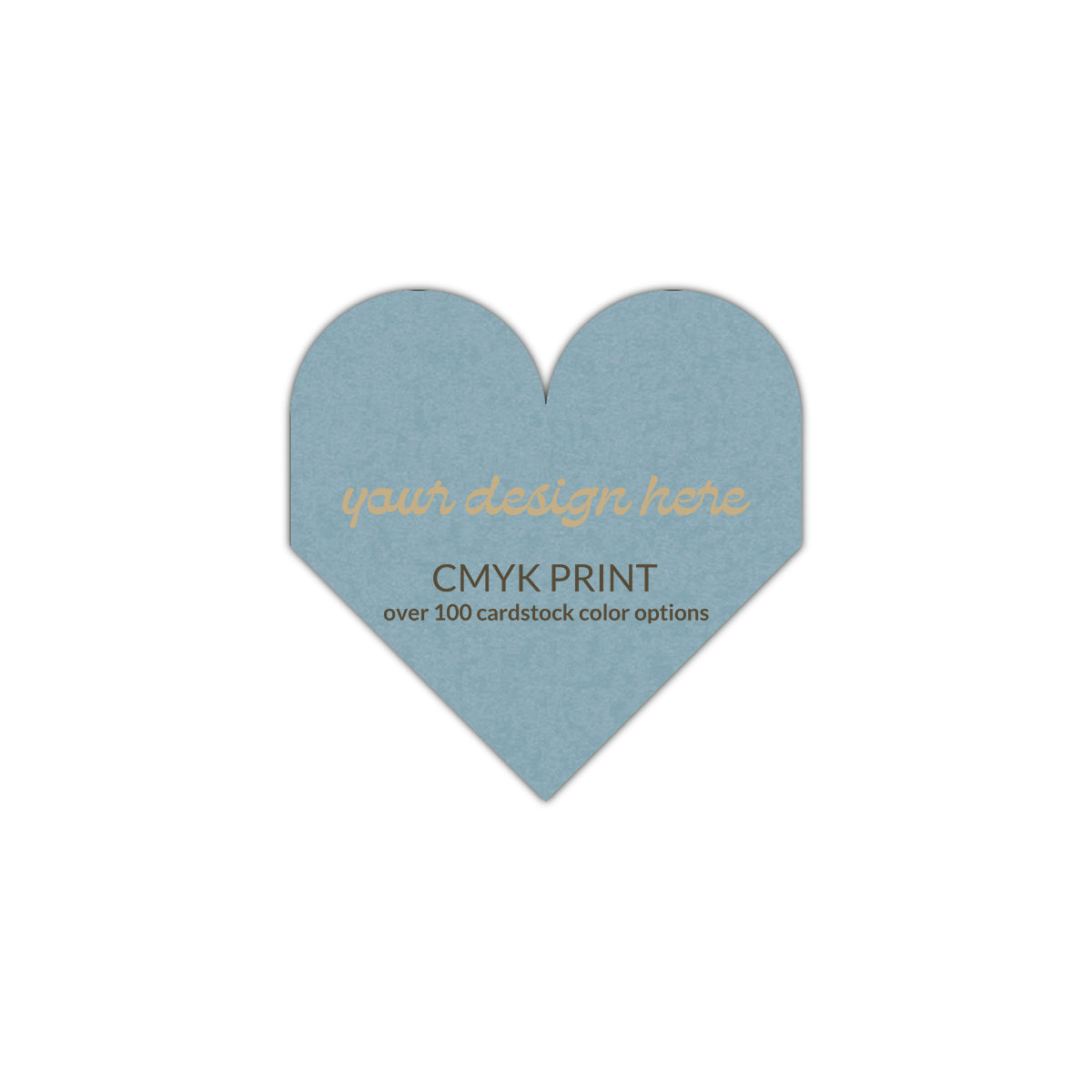 Shape S109 Diecut Card | CMYK Print | 8" x 8"