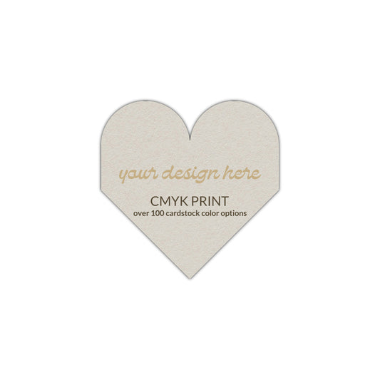 Shape S109 Diecut Card | CMYK Print | 5" x 5"