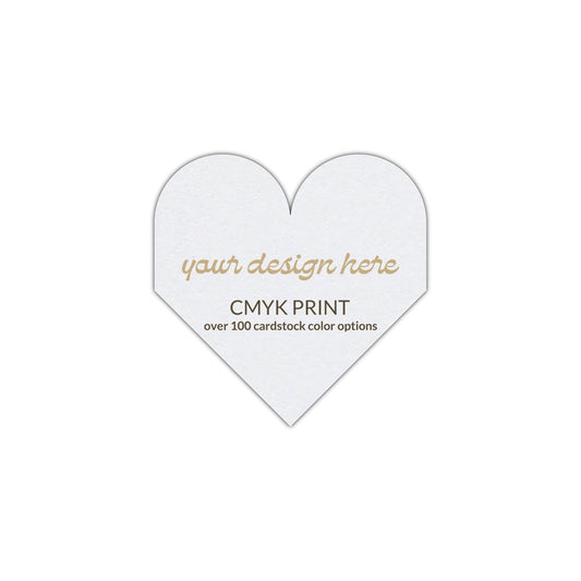 Shape S109 Diecut Card | CMYK Print | 4" x 4"