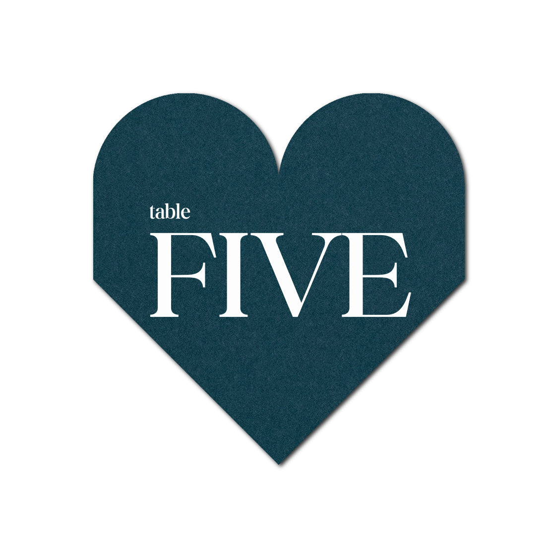 Individually Personalized Wedding Prints on Diecut Cardstock - Shape S109
