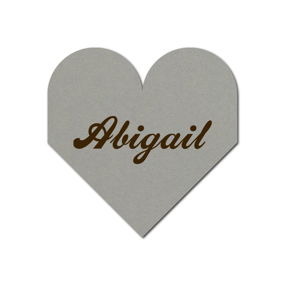 Individually Personalized Wedding Prints on Diecut Cardstock - Shape S109