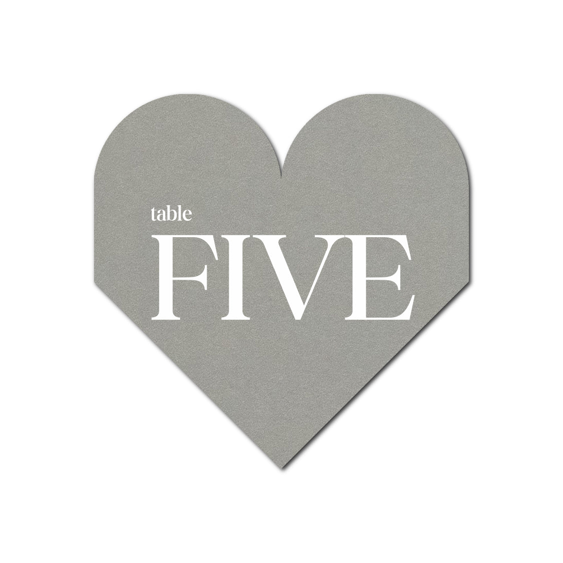 Individually Personalized Wedding Prints on Diecut Cardstock - Shape S109