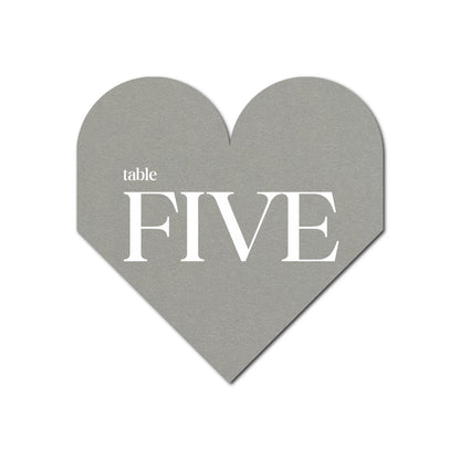 Individually Personalized Wedding Prints on Diecut Cardstock - Shape S109