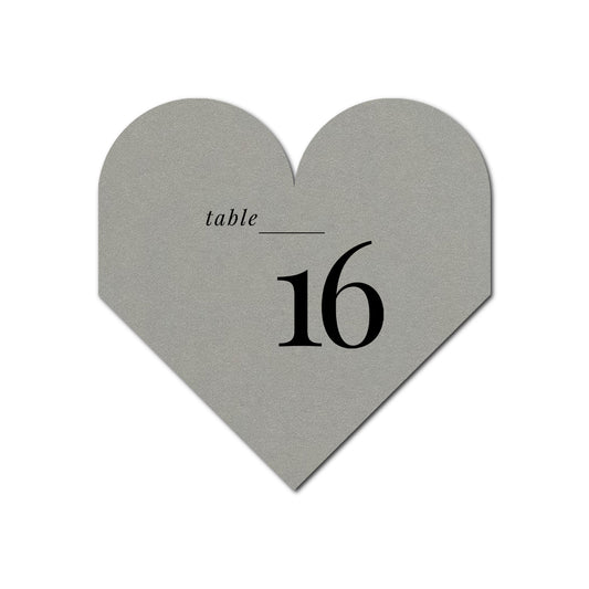 Individually Personalized Wedding Prints on Diecut Cardstock - Shape S109