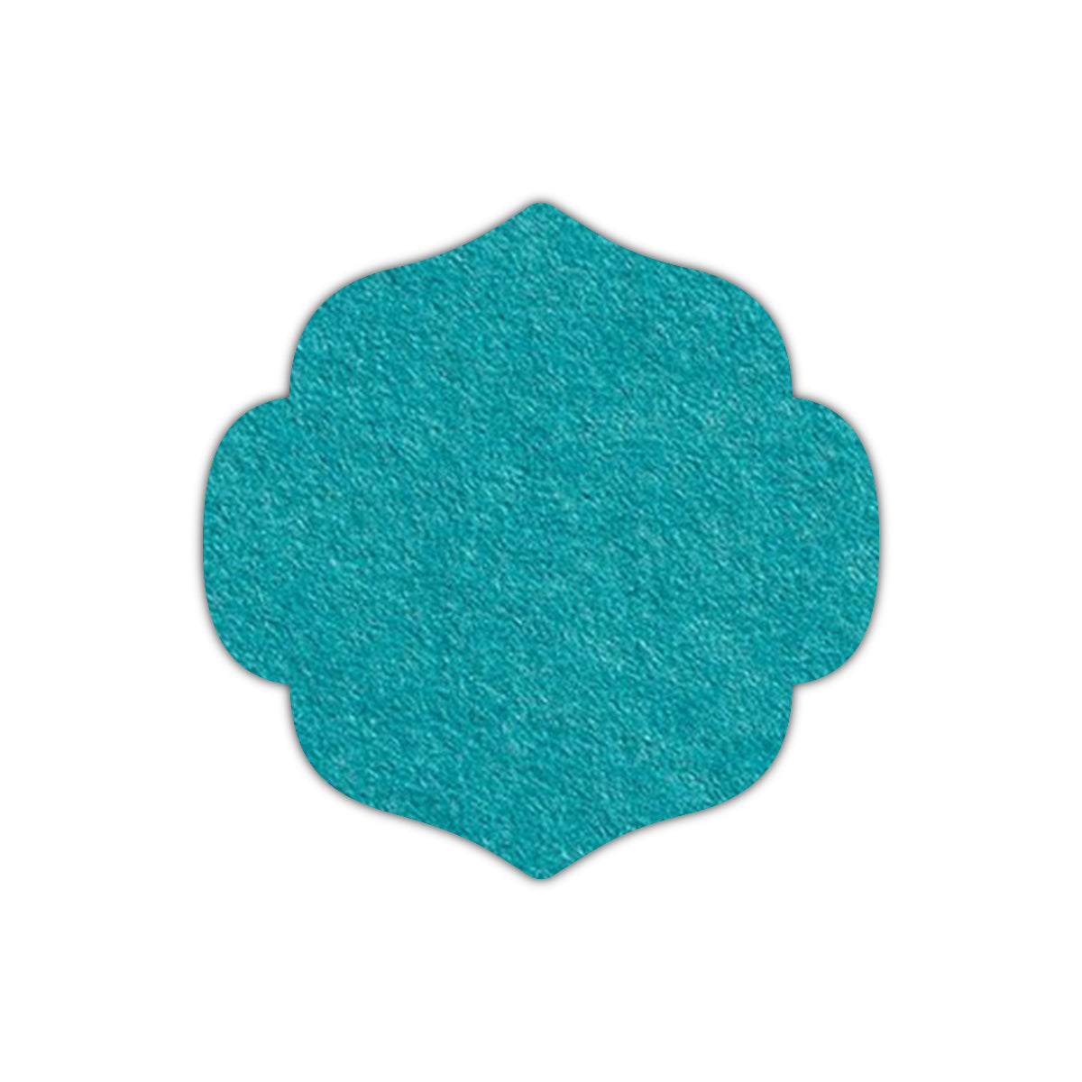 CMYK Print on Aqua Blue Cardstock | Shape S10 | 8" x 8"