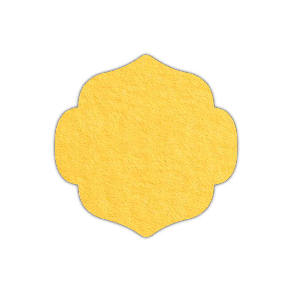 CMYK Print on Canary Yellow Cardstock | Shape S10 | 6.5" x 6.5"