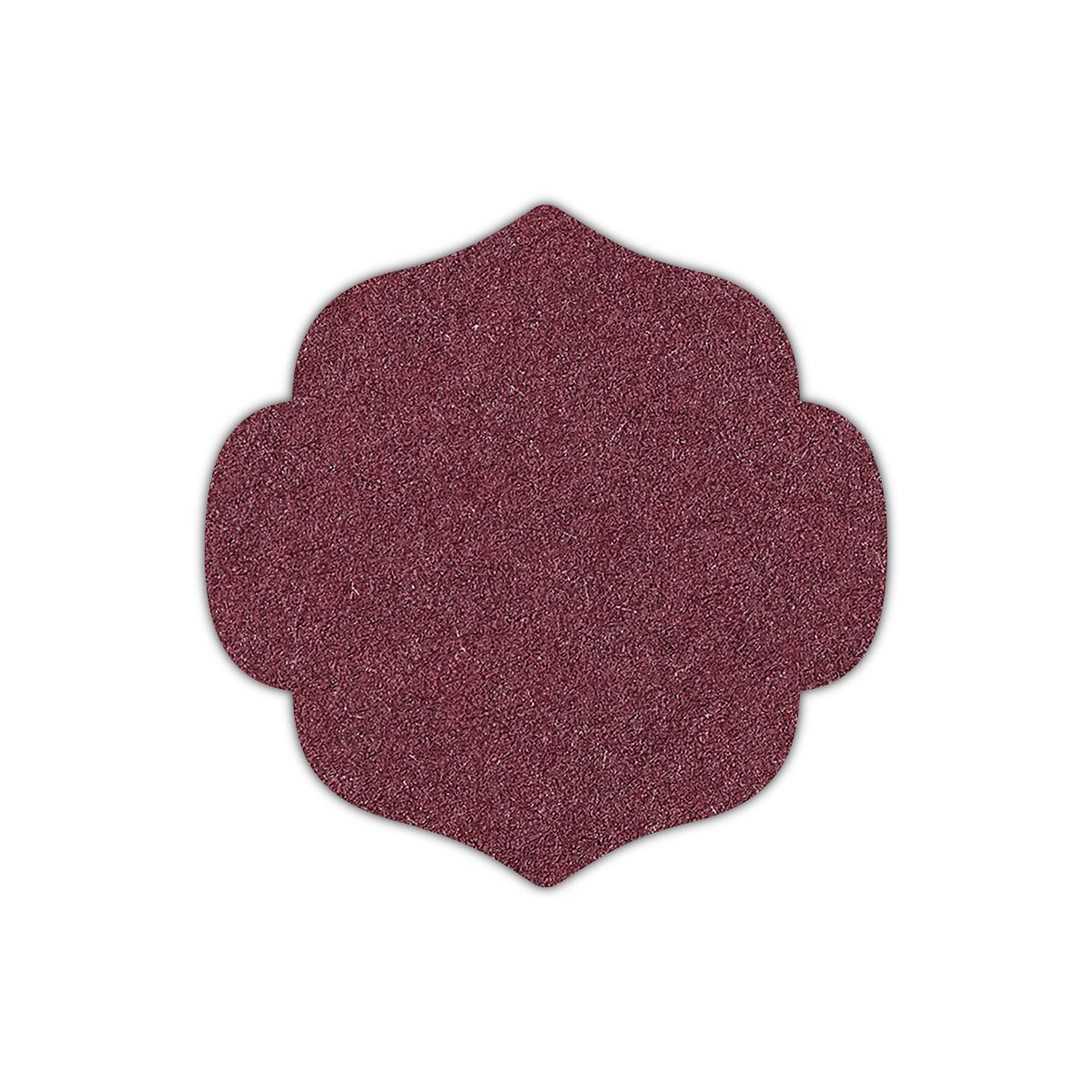 CMYK Print on Claret Cardstock | Shape S10 | 3" x 3"
