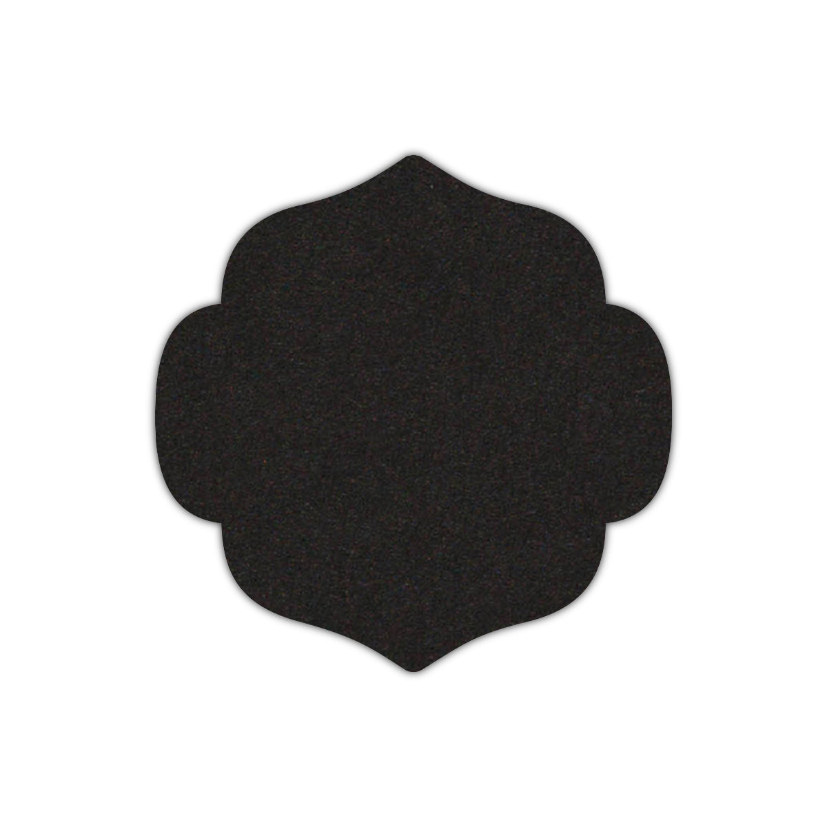 CMYK Print on Deep Black Cardstock | Shape S10 | 4.5" x 4.5"