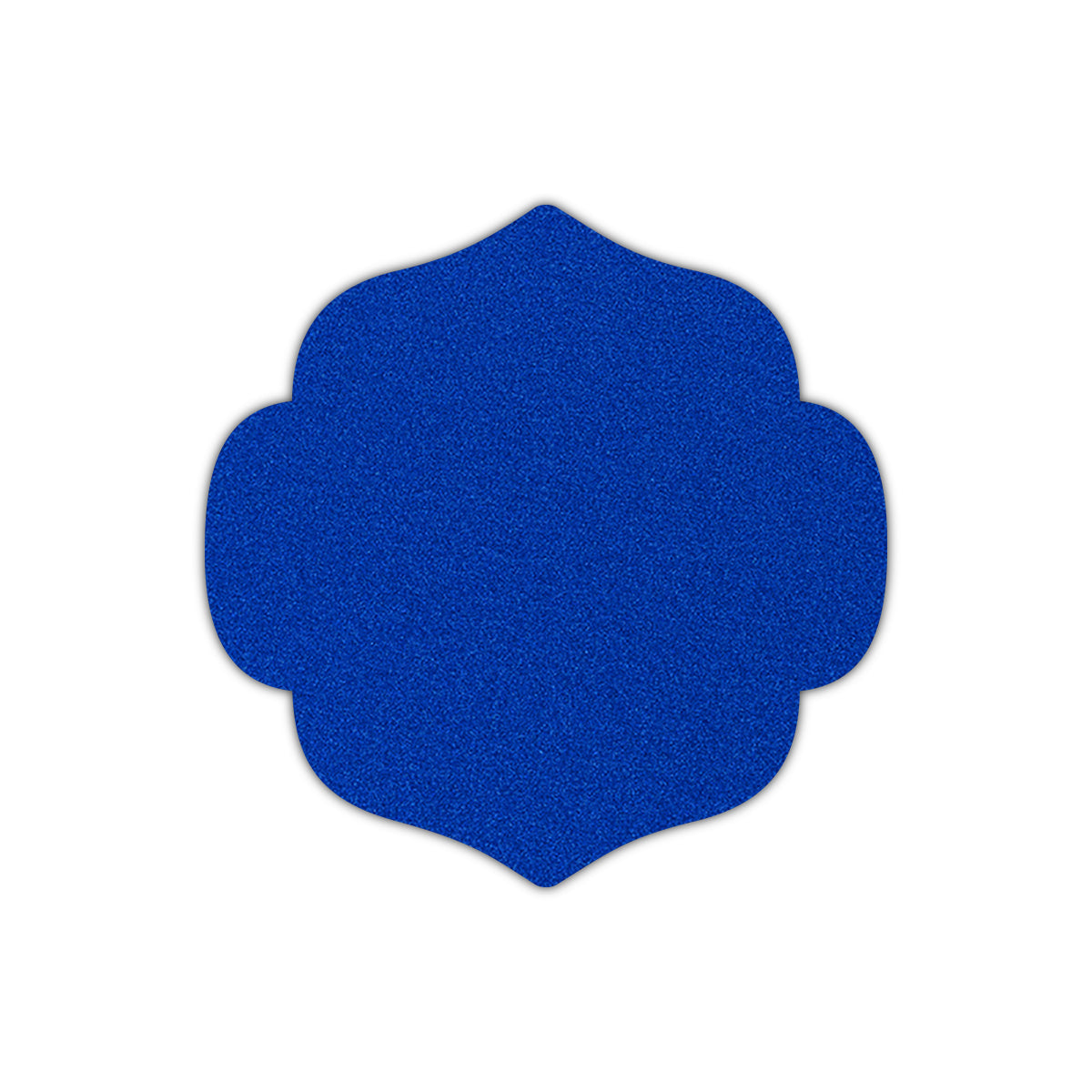 CMYK Print on Shimmer Electric Blue Cardstock | Shape S10 | 6.75" x 6.75"