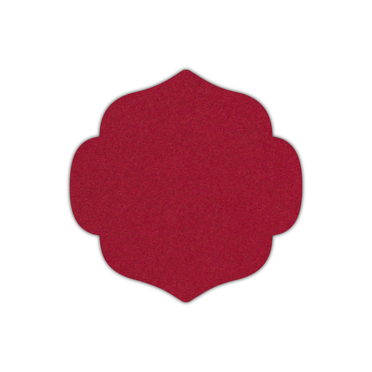 CMYK Print on Guardsman Red Cardstock | Shape S10 | 6" x 6"