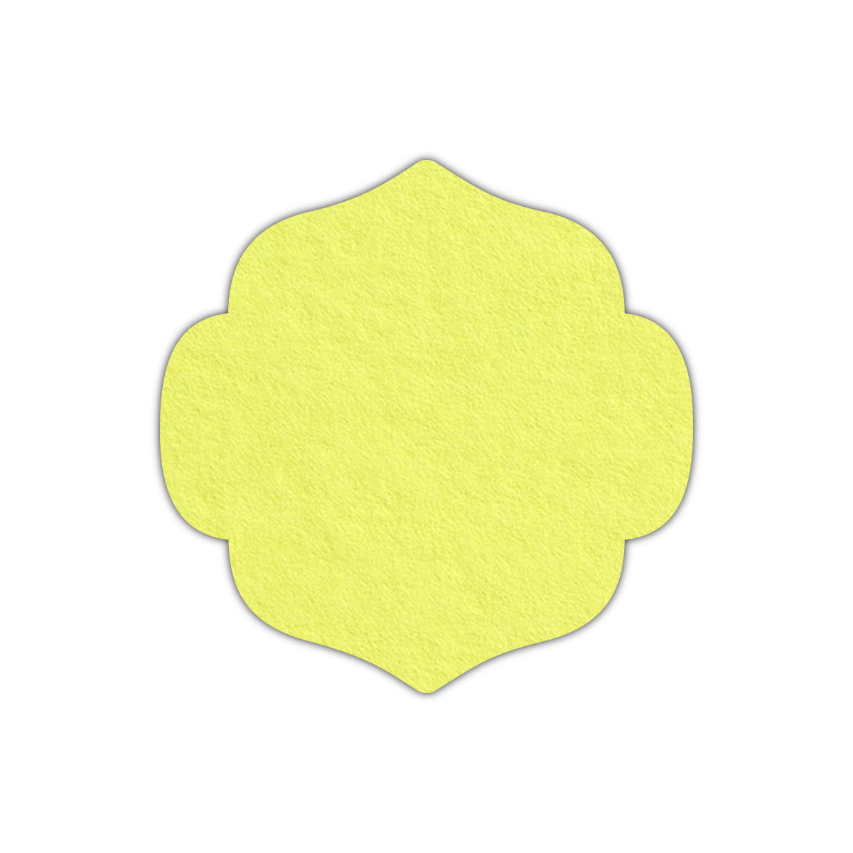 CMYK Print on Key Lime Cardstock | Shape S10 | 2.25" x 2.25"