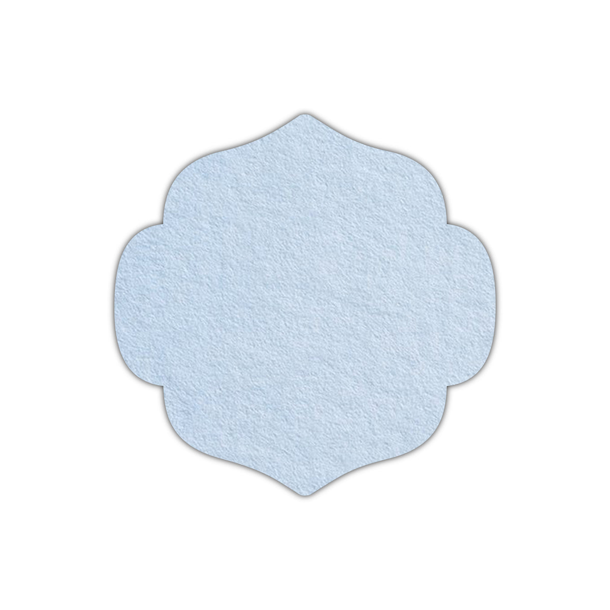 CMYK Print on Light Sky Blue Cardstock | Shape S10 | 5" x 5"
