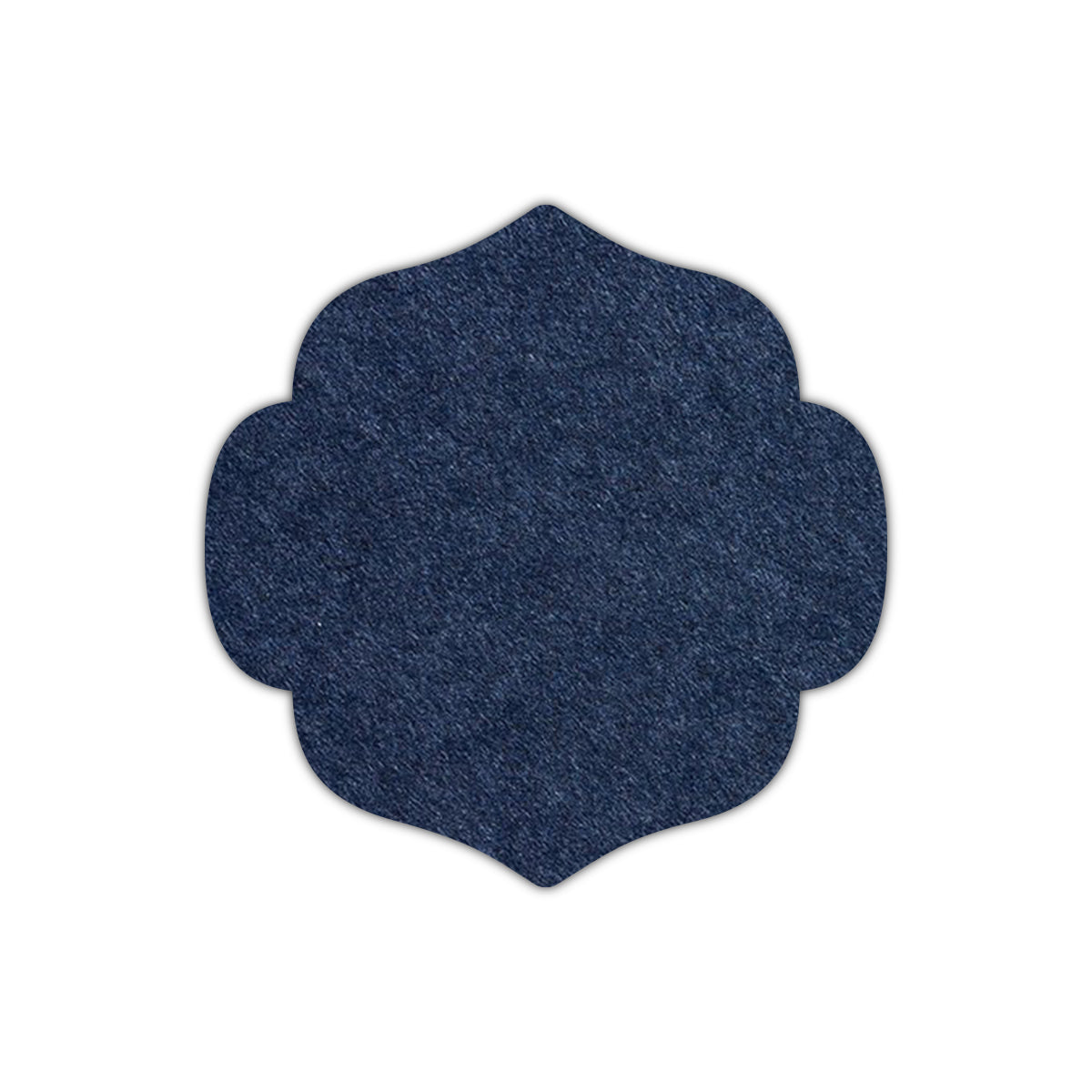CMYK Print on Midnight Blue Cardstock | Shape S10 | 5" x 5"