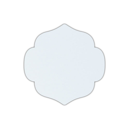 CMYK Print on Shimmer Ice Silver Cardstock | Shape S10 | 8" x 8"