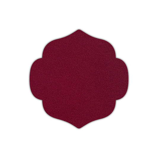 CMYK Print on Shimmer Red Lacquer Cardstock | Shape S10 | 8" x 8"