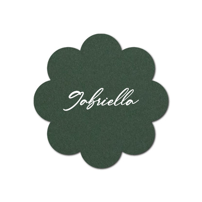 Individually Personalized Wedding Prints on Diecut Cardstock - Shape S113