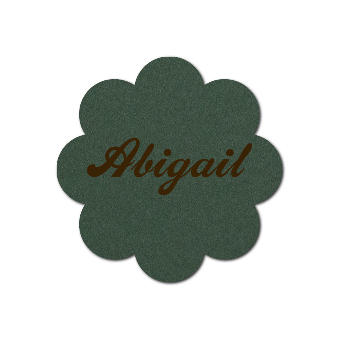 Individually Personalized Wedding Prints on Diecut Cardstock - Shape S113