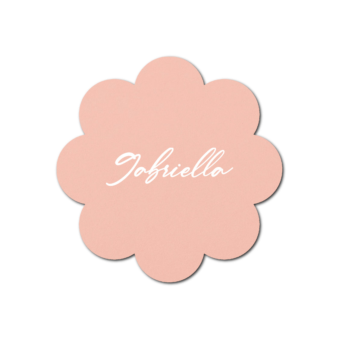 Individually Personalized Wedding Prints on Diecut Cardstock - Shape S113