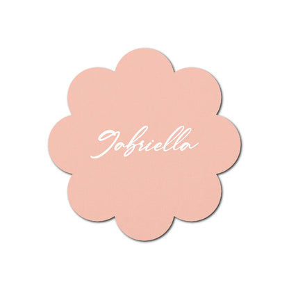 Individually Personalized Wedding Prints on Diecut Cardstock - Shape S113