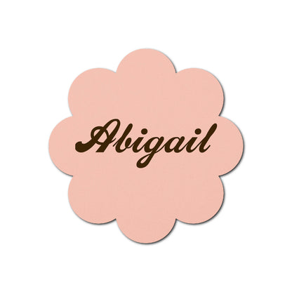 Individually Personalized Wedding Prints on Diecut Cardstock - Shape S113
