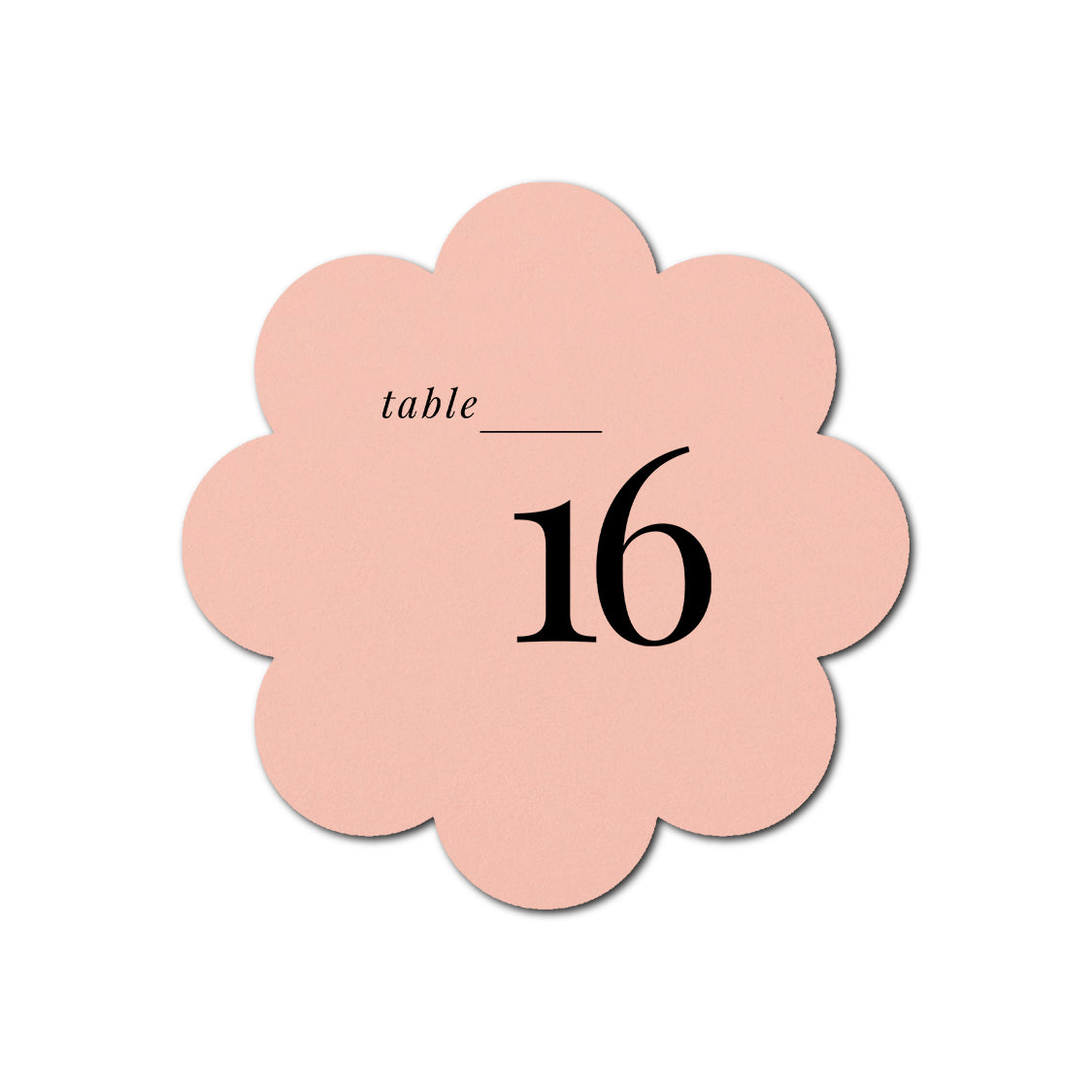 Individually Personalized Wedding Prints on Diecut Cardstock - Shape S113