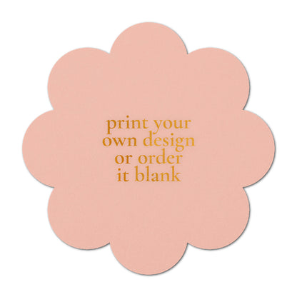 Custom Wedding Prints on Diecut Shaped Cardstock | Shape S113