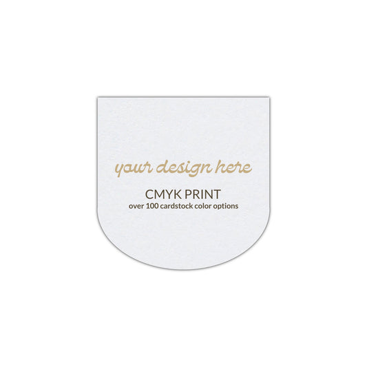 Shape S114 Diecut Card | CMYK Print | 2.75" x 2.75"