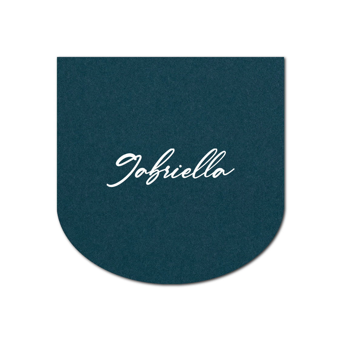 Individually Personalized Wedding Prints on Diecut Cardstock - Shape S114