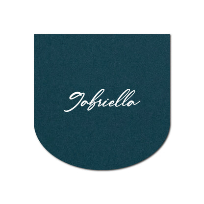 Individually Personalized Wedding Prints on Diecut Cardstock - Shape S114
