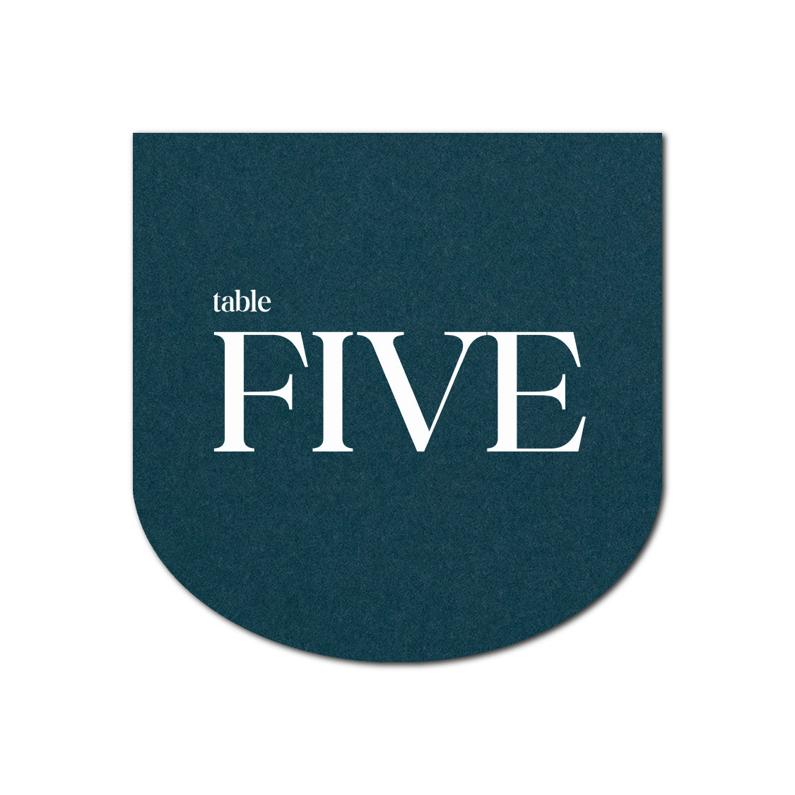 Individually Personalized Wedding Prints on Diecut Cardstock - Shape S114
