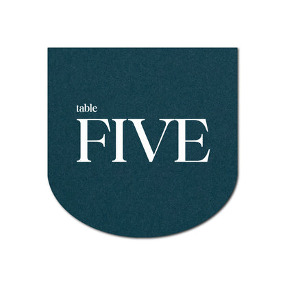 Individually Personalized Wedding Prints on Diecut Cardstock - Shape S114