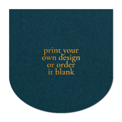 Custom Wedding Prints on Diecut Shaped Cardstock | Shape S114