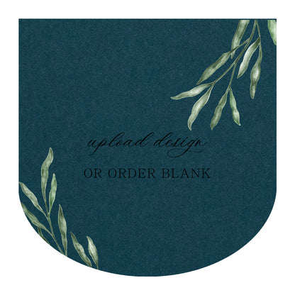 Custom Wedding Prints on Diecut Shaped Cardstock | Shape S114
