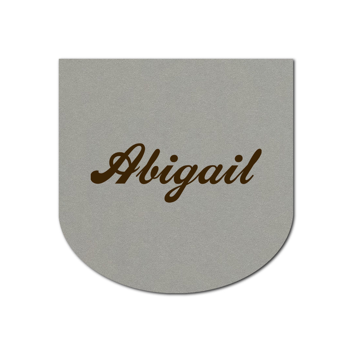 Individually Personalized Wedding Prints on Diecut Cardstock - Shape S114
