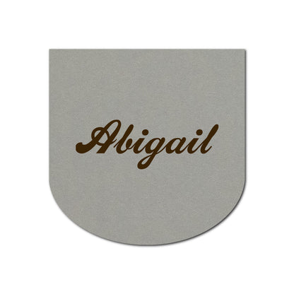 Individually Personalized Wedding Prints on Diecut Cardstock - Shape S114