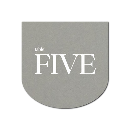 Individually Personalized Wedding Prints on Diecut Cardstock - Shape S114