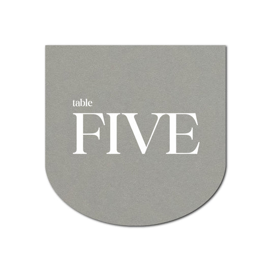 Individually Personalized Wedding Prints on Diecut Cardstock - Shape S114