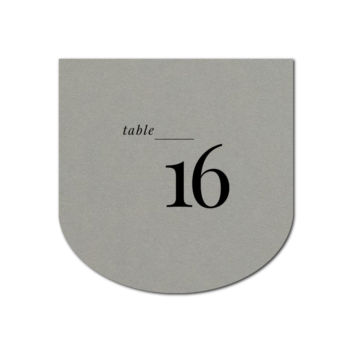 Individually Personalized Wedding Prints on Diecut Cardstock - Shape S114