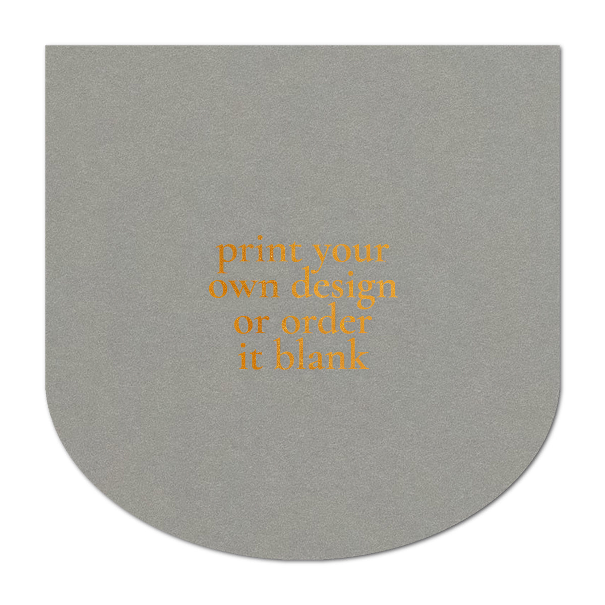 Custom Wedding Prints on Diecut Shaped Cardstock | Shape S114