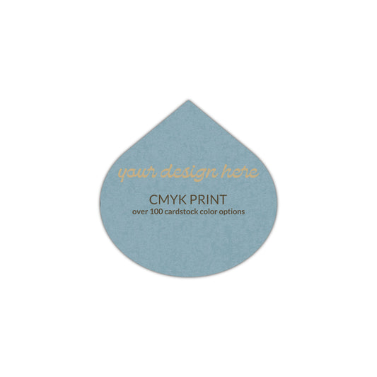 Shape S115 Diecut Card | CMYK Print | 4.25" x 4.25"