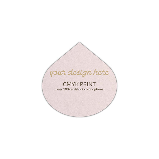 Shape S115 Diecut Card | CMYK Print | 3.5" x 3.5"