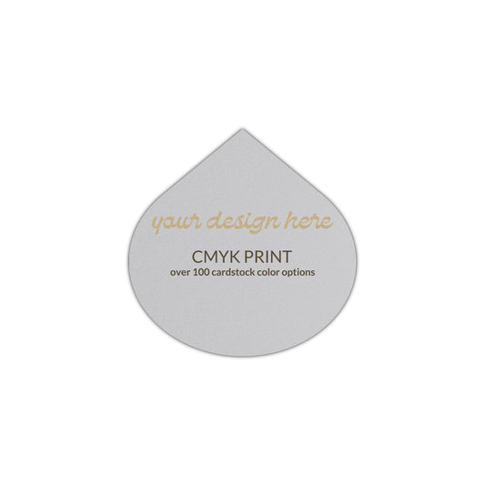 Shape S115 Diecut Card | CMYK Print | 3.25" x 3.25"
