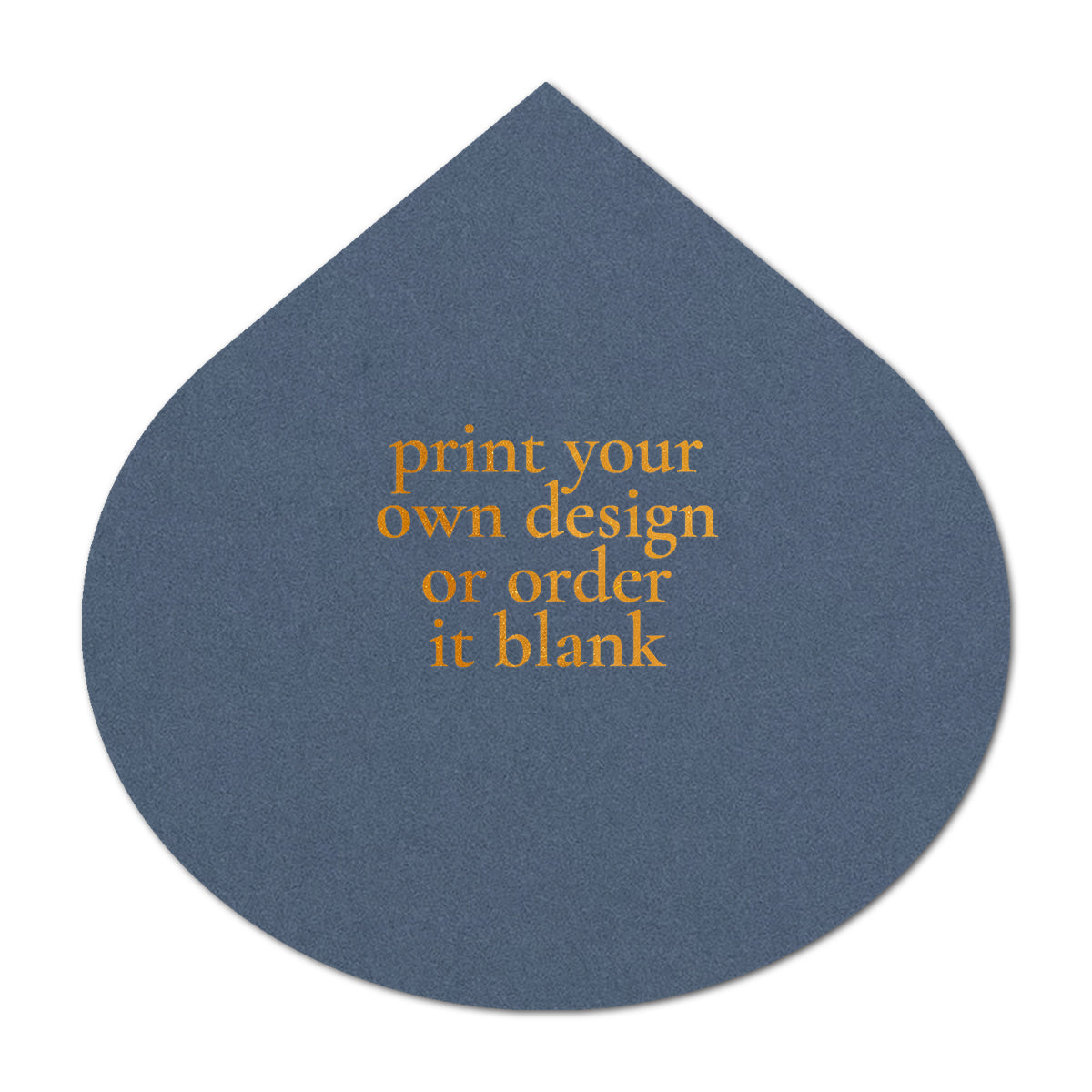 Custom Wedding Prints on Diecut Shaped Cardstock | Shape S115