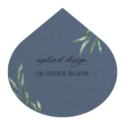 Custom Wedding Prints on Diecut Shaped Cardstock | Shape S115