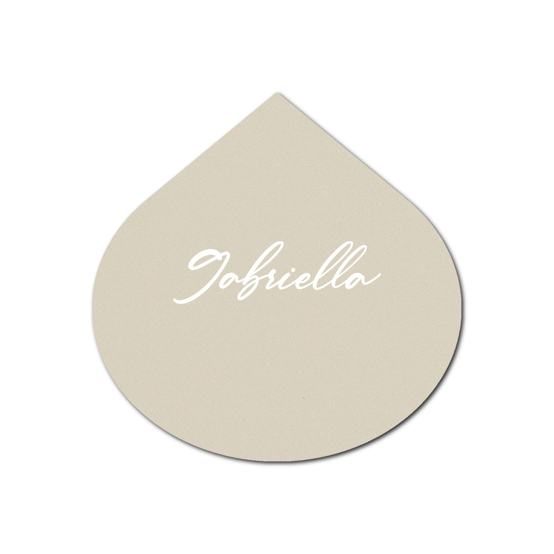 Individually Personalized Wedding Prints on Diecut Cardstock - Shape S115