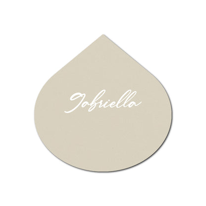 Individually Personalized Wedding Prints on Diecut Cardstock - Shape S115