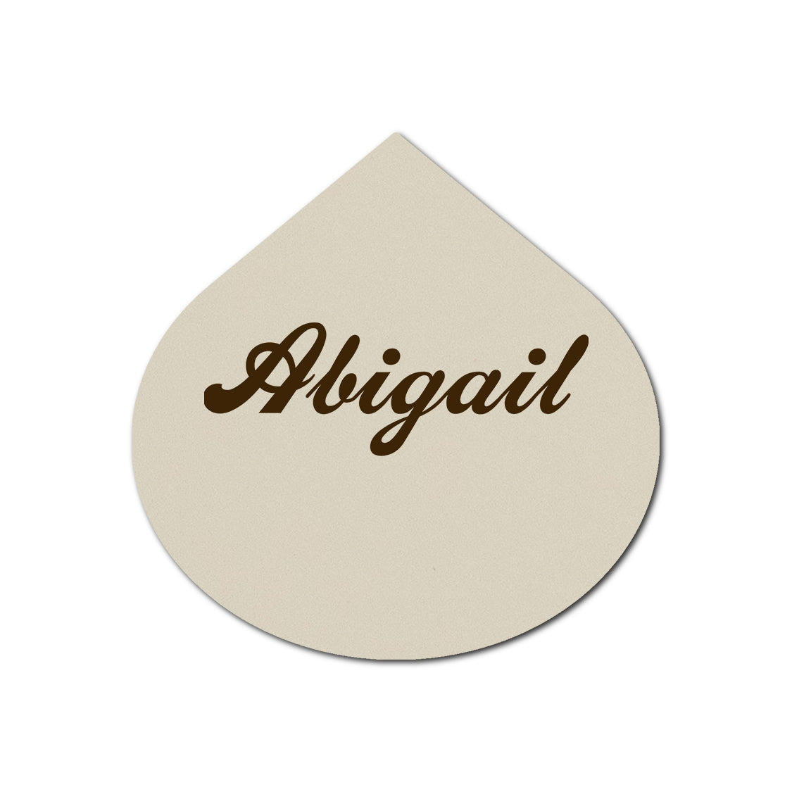 Individually Personalized Wedding Prints on Diecut Cardstock - Shape S115