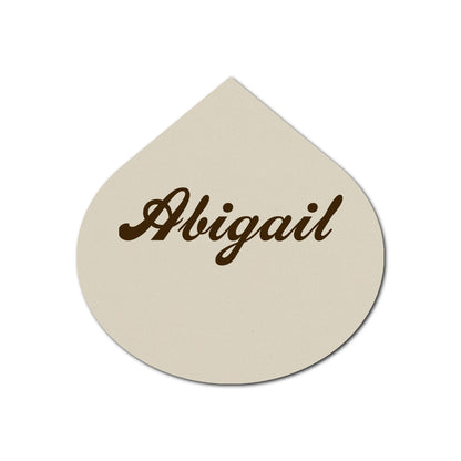 Individually Personalized Wedding Prints on Diecut Cardstock - Shape S115